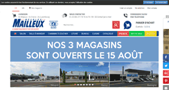 Desktop Screenshot of meubles-mailleux.com